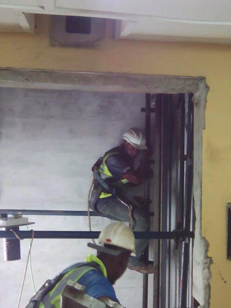 Installation of elevator in the SIC 