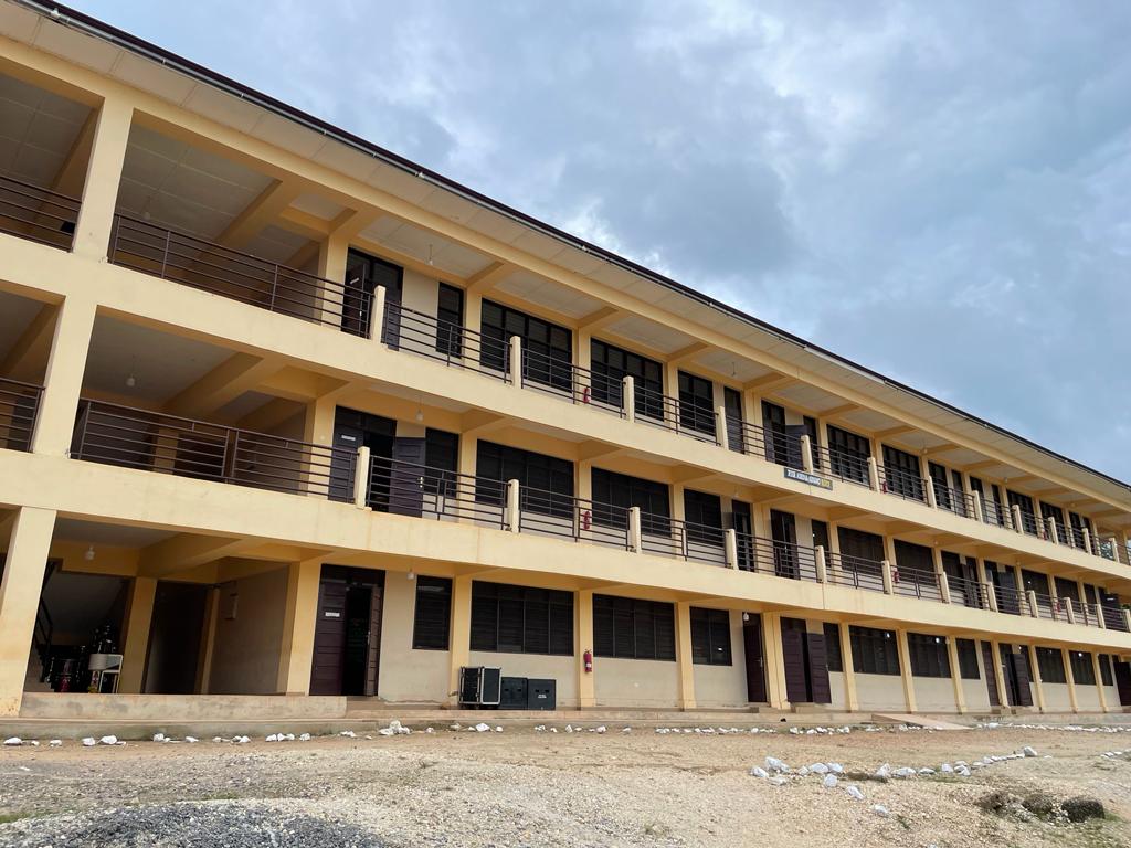 Classroom block at Asankrangwa Nursing and Midwifery Training College