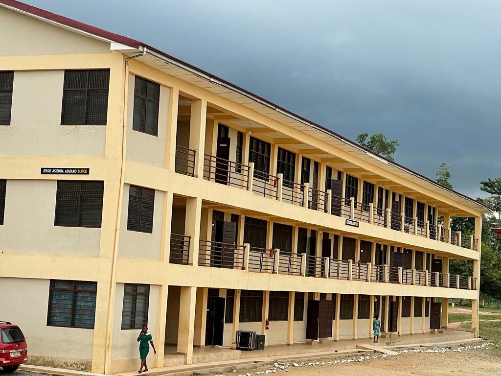 Classroom block at Asankrangwa Nursing and Midwifery Training College